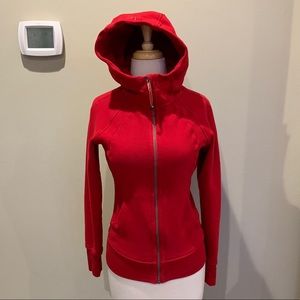 Lululemon Scuba Hoodie Red Size 4